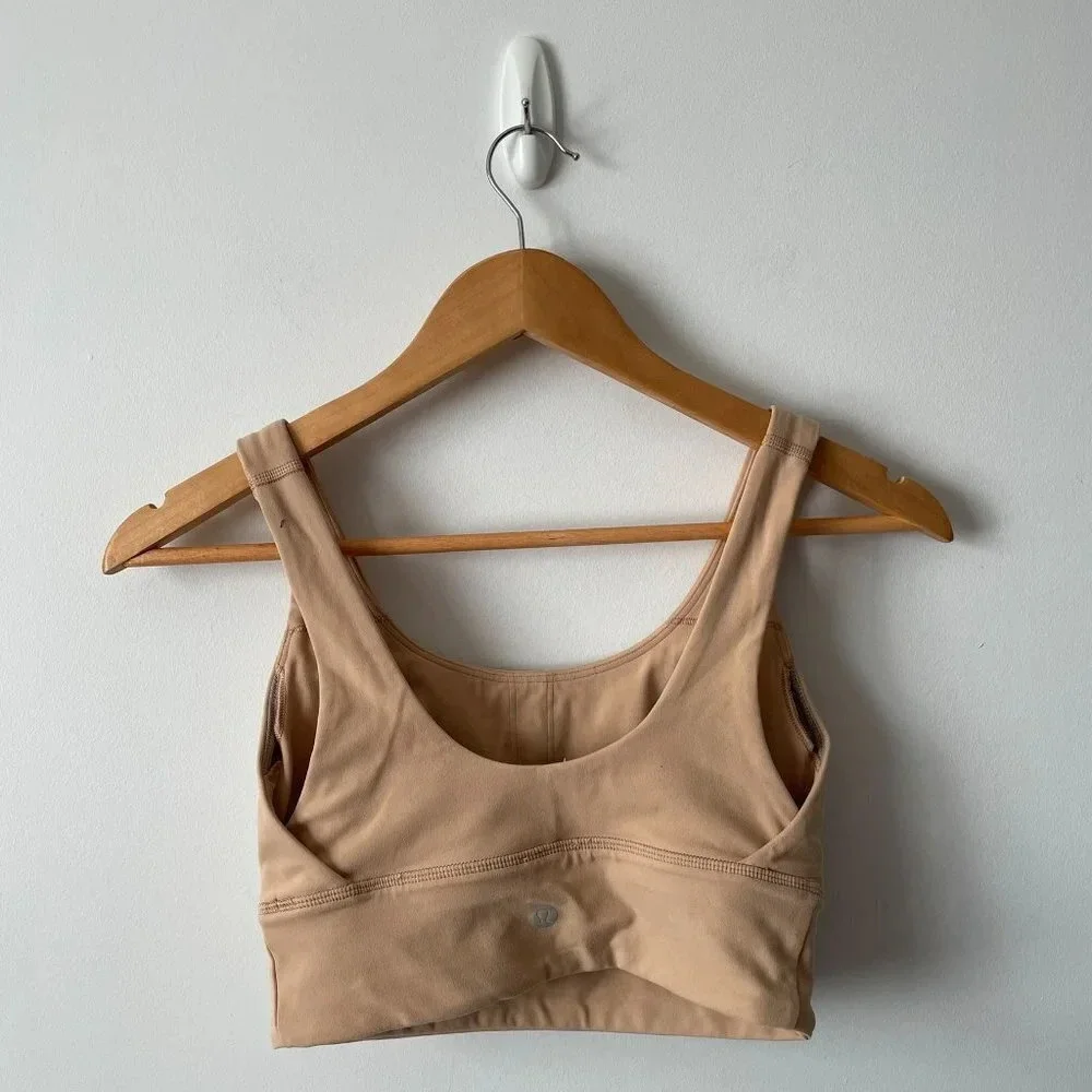 Lululemon Align Sports Bra C/D Cup Contour Beige Size 4